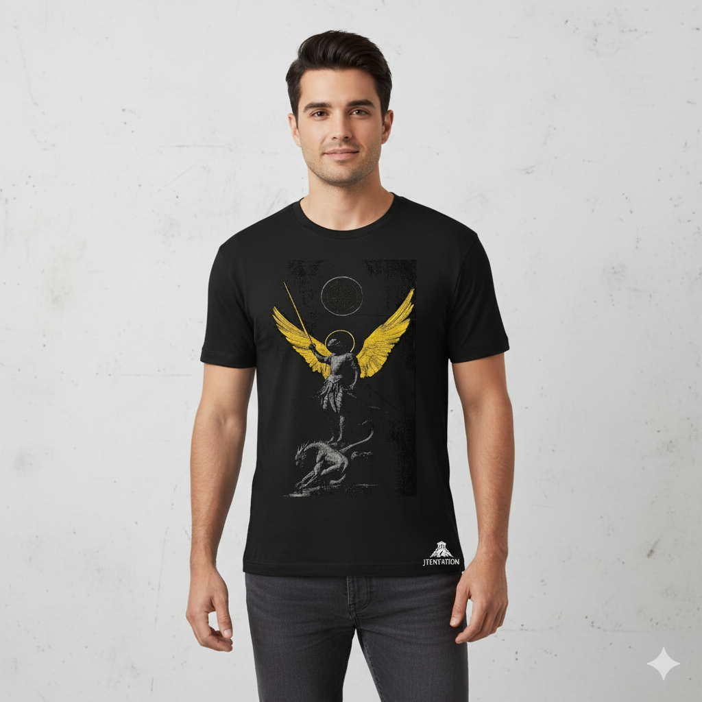 Archangel Triumph – Golden Wings Tee