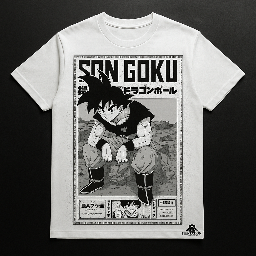 Premium Son Goku T-Shirt – Classic Manga Edition