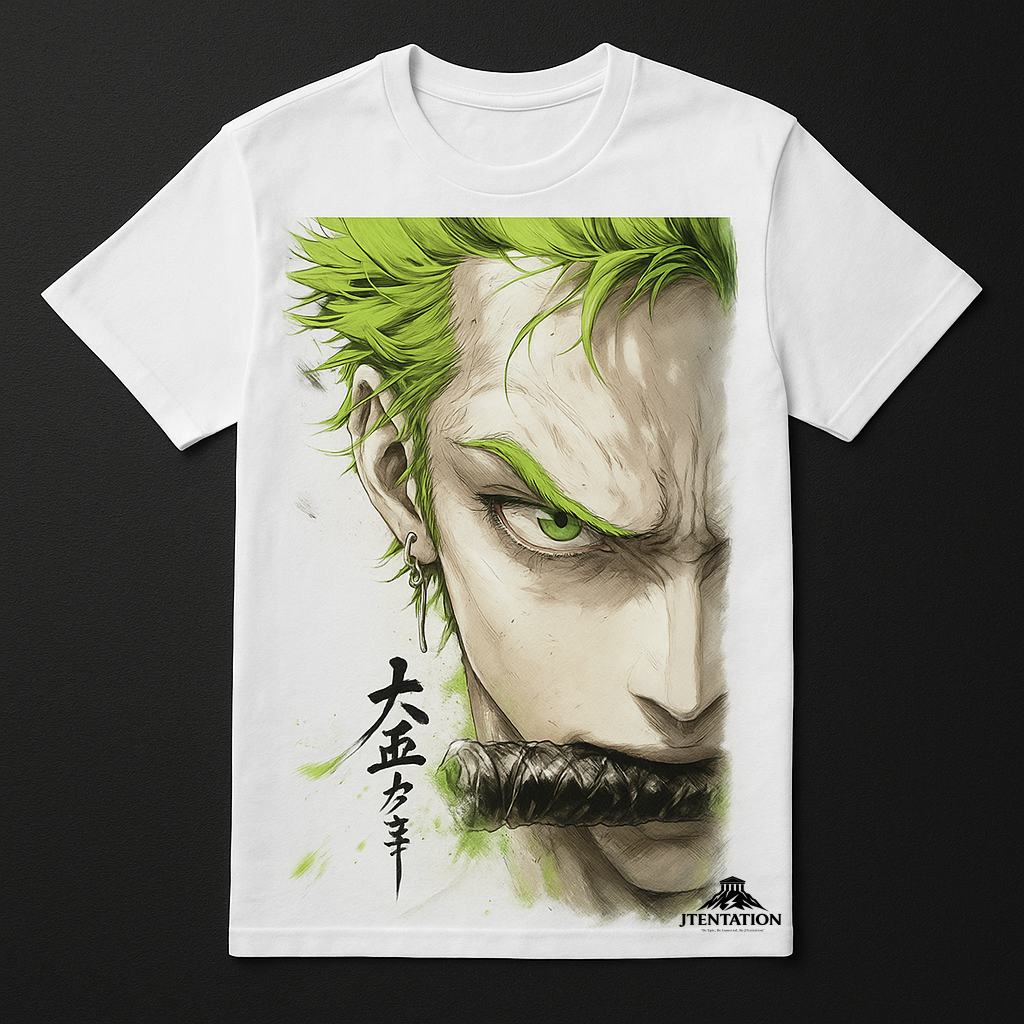 Zoro Fan Art T-Shirt β Samurai Spirit