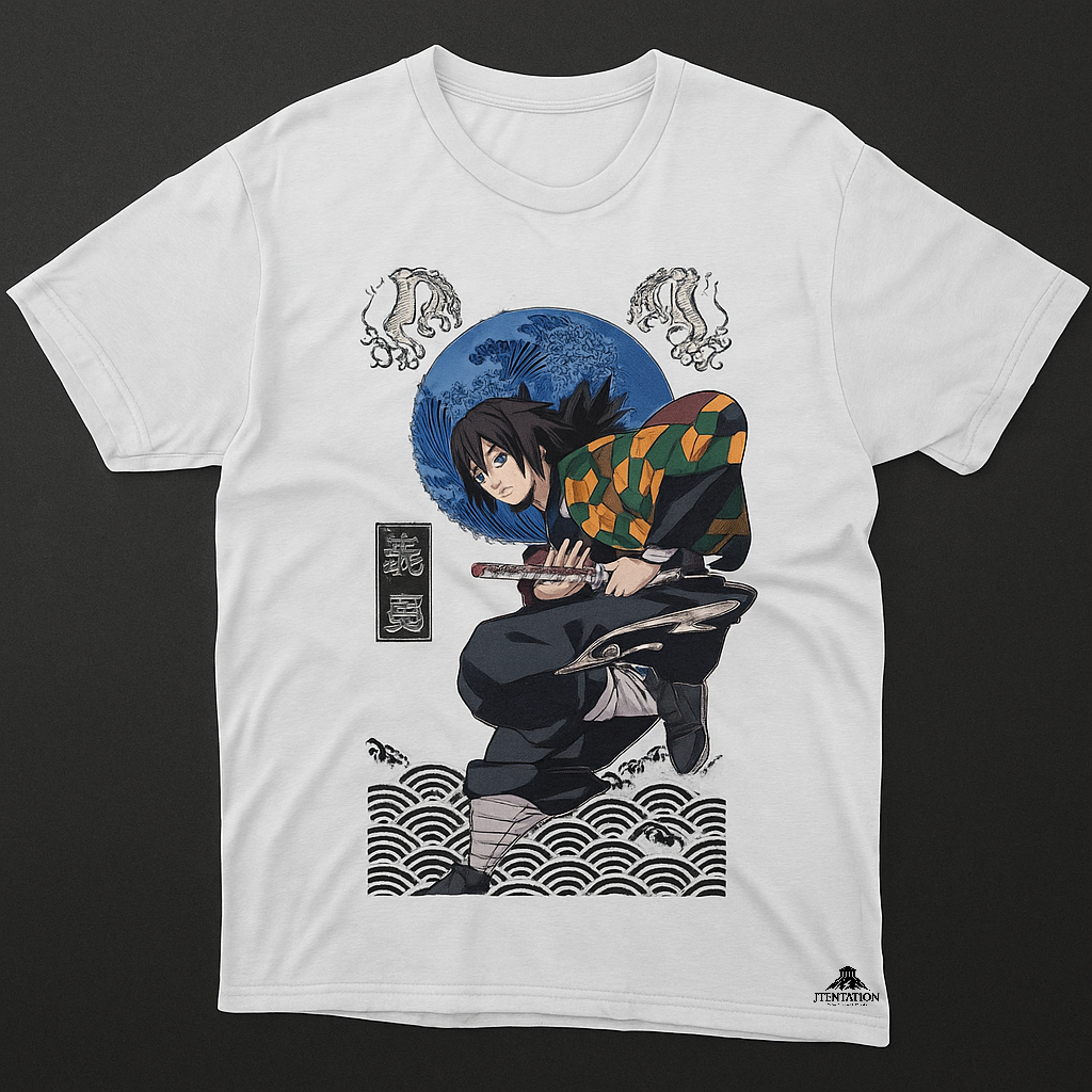 Premium Giyu Tomioka T-Shirt – Demon Slayer Collection