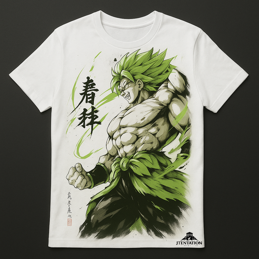 Broly Fan Art T-Shirt – Unleashed Power