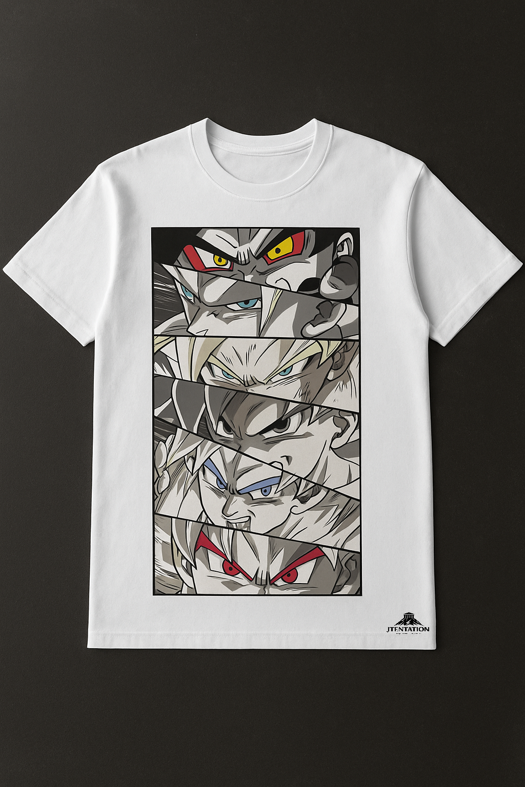 Premium Goku Eyes Panels T-Shirt – Dragon Ball Edition